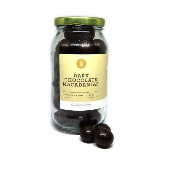 GnG Dark Chocolate Macadamias 340g image