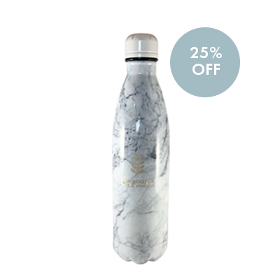 The Source Stainless Steel Marble Water Bottle 750ml - The Source Bulk ...