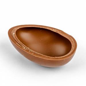 Milk Chocolate Fillable Easter Egg Half image
