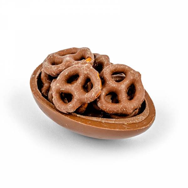 Loaded Easter Egg with Choc Coated Pretzels 110g image