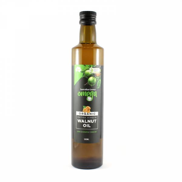 Australian Organic Extra Virgin Walnut Oil 500ml image