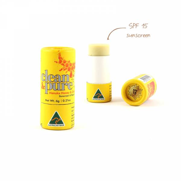 Manuka Honey and Zinc SPF15 Natural Lip Balm  6g image