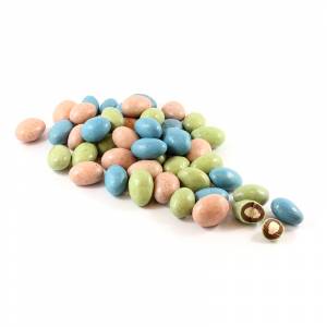 Tri-Coloured Choc Coated Almonds image