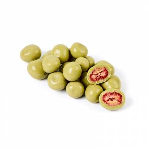 White Chocolate Matcha Freeze Dried Strawberries image